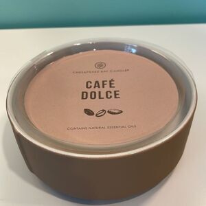 NIP Chesapeake Bay Candle Minimalist Collection Cafe Dolce 3-Wick Candle